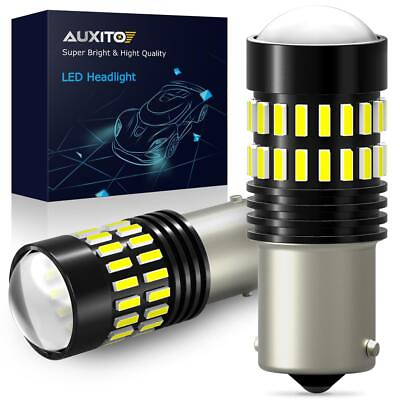 #ad 2X AUXITO 1156 7506 Backup Reverse Light LED 48smd High Power White Bulb EXD $11.96