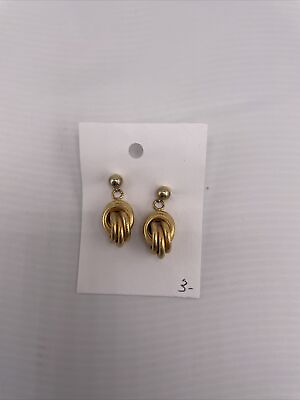 #ad Gold Drop Earrings For Woman $10.00
