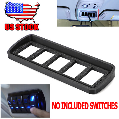 #ad For Sierra Overhead 5 Rocker Switch Panel For NBS 99 07 LED GMC Chevy Silverado $17.59
