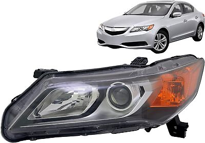 #ad For Acura 2013 2015 ILX Halogen Headlight with Bulbs Left Driver Side CAPA $196.00