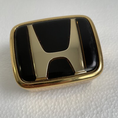 #ad Gold Honda Car Badge Grille Emblem Genuine. # SZ3 2. GC. Free Tracked Post AU $49.90