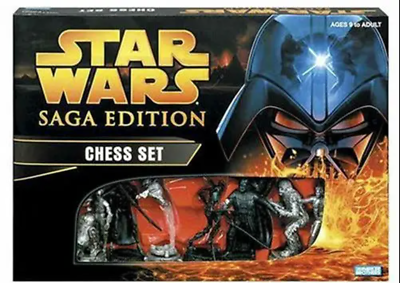#ad Star Wars Saga Edition Chess Set Light Dark Pawns King Queen Replacement Pieces $9.99