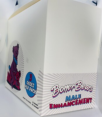 #ad Boner Bear Male Enhancement 20Ct Box Gummies 3 Doses per Bag 20 Bags MAX EFFECT $125.00