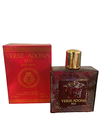 #ad VERSE ADONIS RED For Men Eau de Parfum 3.4oz $13.99