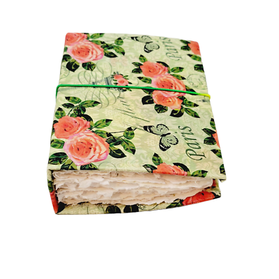 #ad Handmade Paper Journal Scrapbook Roses Paris 4 x 6 Inch Sheets Junk Ephemera $19.60