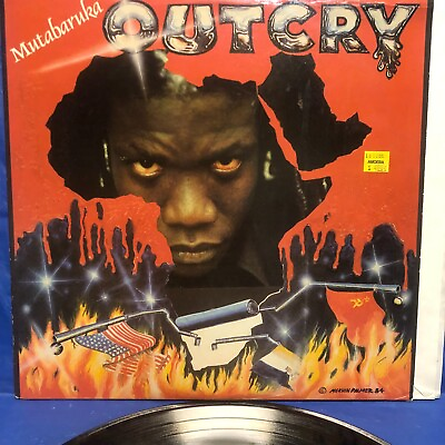 #ad MUTABARUKA OUTCRY 12quot; REGGAE VINYL RECORD ALBUM LP $6.20