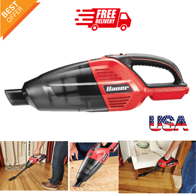 #ad 20V Cordless Hand Vacuum with Floor and Crevice Tools – Tool Only $68.99