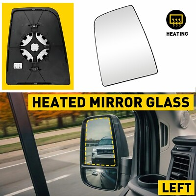 #ad For 2015 22 Ford Transit 150 250 350 Mirror Glass Upper Heated Left Driver Side $19.99