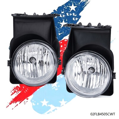 #ad 2X Bumper Fog Lights Lamps LR Fit For 03 07 GMC Sierra 1500 2500 3500 Pickup $25.80