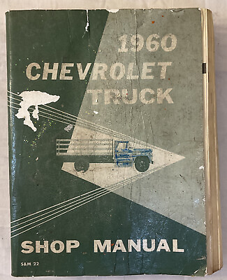 #ad 1960 CHEVROLET TRUCK SHOP MANUAL Samp;M 12 $25.00