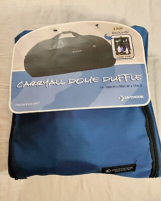 #ad Outdoor Products Carry All Dome Duffle Bag Carry On W Carry Case Travel Gym Bag $29.97