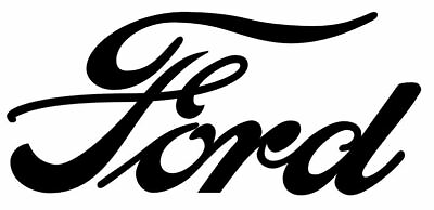 #ad auto018 Ford Logo Oval Script Font Die Cut Vinyl Graphic Decal Sticker $19.99