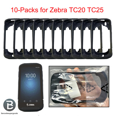 #ad 10 Packs NEW Protect Cover Rugged Boot for Zebra TC20 TC25 SALES Lots $165.60