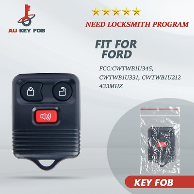 #ad Replacement for FORD Keyless Entry Car Key Fob 3 Button CWTWB1U331CWTWB1U212 $10.95