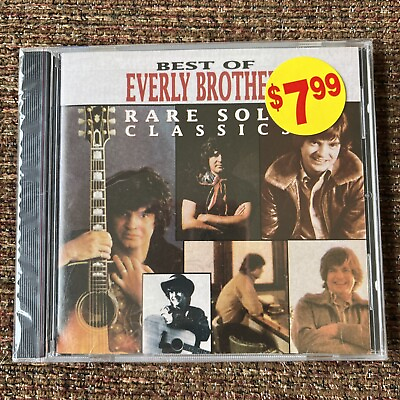 #ad Rare Solo Classics by Everly Brothers CURB D2 77472 NEW SEALED CD 1991 $10.00