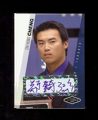 #ad 11 CHI HUNG CHENG 2006 Blue Jays Certified ##x27;d AUTOGRAPH xx 200 RC LOT $24.95
