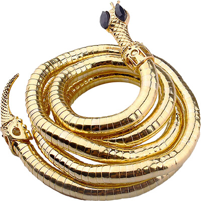 #ad Snake Bracelet Adjustable Golden Bangle European and American $8.22