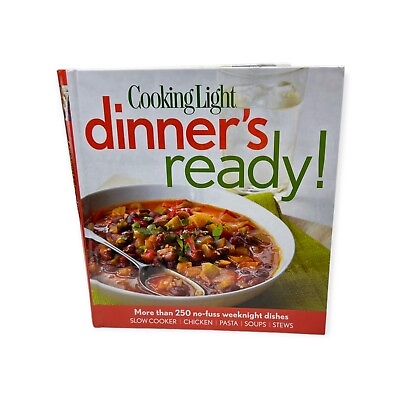 #ad Cooking Light Dinner#x27;s Ready : 250 Easy Weeknight Soups Stews Slow Cooker NEW $10.00