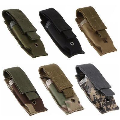 #ad Multitool Pouch Folding Knife Sheath Holster for Belt Molle Flashlight Mag Pouch $5.99