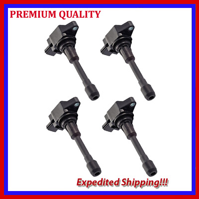 #ad 4PC IGNITION COIL JNS2877 FOR 2008 ROGUE 2.5L L4 $29.99