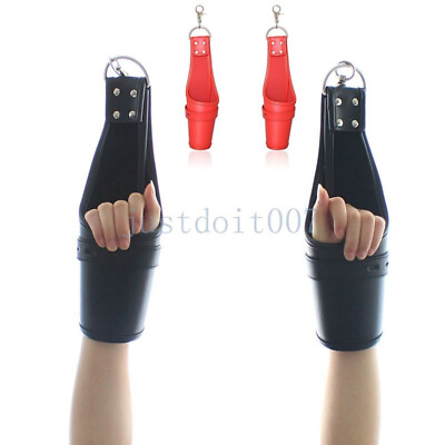 #ad Newest Restraint Leather Suspension Handcuffs Strap Suspended Wrist Binding Cuff $11.42