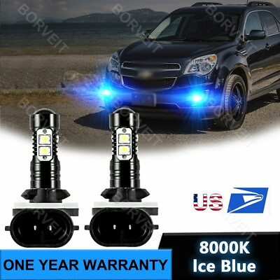 #ad 2x 881 LED Replacement 12V Ice blue Car Fog Light Bulbs 862 886 889 894 896 kit $17.99