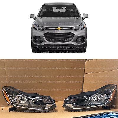 #ad Front Halogen Headlight Replacement for 2017 2022 Chevrolet Trax Left Right 2pcs $143.99