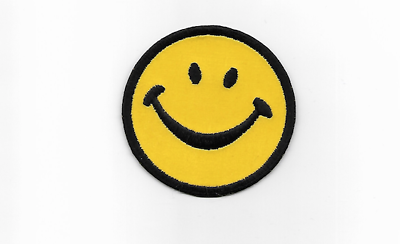 #ad Happy Face Smiley Emoji Patch Iron On or Sew On $6.99