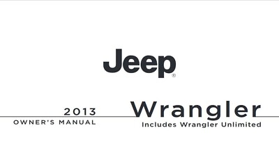 #ad 2013 Jeep Wrangler Owners Manual Operator Book Fuses $37.99