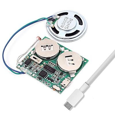 DIY Light Sensor Sound Module Micro USB Music Player Talking Greeting Card $22.29