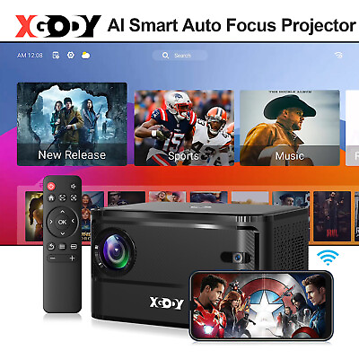 2023 NEW HD Projector 1080P LED Mini WiFi Video Home Theater Cinema Projectors $97.99