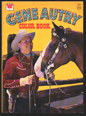 #ad Gene Autry Color Book #1044 1975 39¢ cover price photo cover High grade unuse... $56.00