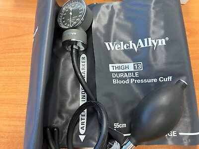 #ad Welch Allyn 7050 14 Pocket Aneroid Blood Pressure with Adult Cuff and Case NEW $79.99
