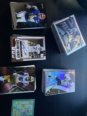 #ad Football Auto Patch Relic Mem Rookie Insert Parallel 20 Card Lot Huge Collection $25.00