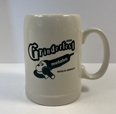 #ad 2020 Grinderfest Metabo Power Tools Logo Coffee Mug Made in Germany $26.00