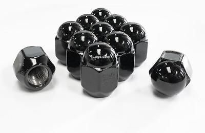#ad 20x 12x1.5 21mm 13 16 Hex Black Chrome Dome Top Acorn OEM Lug Nuts for Toyota $24.99