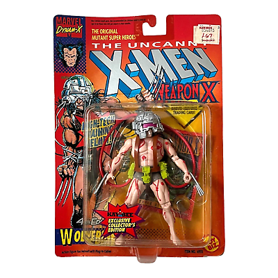 #ad X Men Wolverine Weapon X Red Tubing 5.5 Inch Vintage Figure Kay Bee $23.37