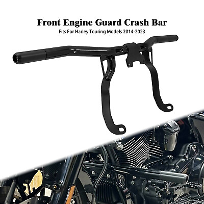 #ad Highway Peg Crash Bar Engine Guard Fit For Harley Touring Road King Glide 14 23 $199.99