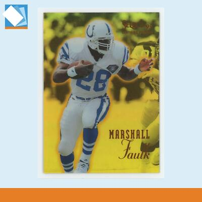 #ad Marshall Faulk Gold 1995 Pinnacle Select Gold Mirror #1 Indianapolis Colts NM $19.99
