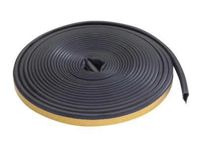 #ad MD Building Products 68668 1 2 Inch by 20 Feet Silicone Door Seal Black Weather $24.38