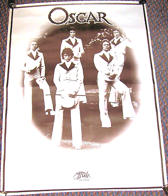 #ad OSCAR RARE U.K. RECORD COMPANY PROMO POSTER FOR THE SELF TITLED DEBUT ALBUM 1974 GBP 20.00
