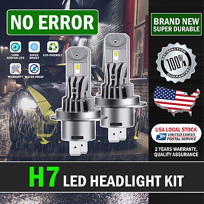 #ad H7 LED Headlight Kit CANbus 6000K Super White For 2009 2015 Volkswagen Jetta USA $22.87