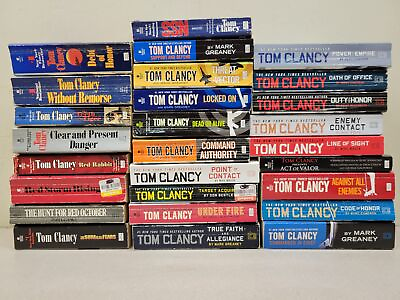 #ad Lot of 27 Tom Clancy Jack Ryan Universe Series All Paperback Books $94.46