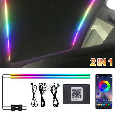 #ad Full color RGB LED Sunroof Light Ambient Lighting For BMW 3 5 Series X3 X4 X5 X6 $34.95