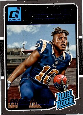 #ad 2016 Donruss Press Proof Blue Rated Rookie Football Card #391 Pharoh Cooper Rams $1.50