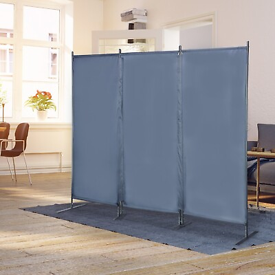 #ad 3 panel Freestanding Room Divider Folding Privacy Screen for Living Roomamp; Office $46.99