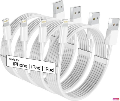 #ad 2 PACK 3 FT USB Data Fast Charger Cable For Apple iPhone 6 7 8 X 11 12 13 14 MAX $2.99