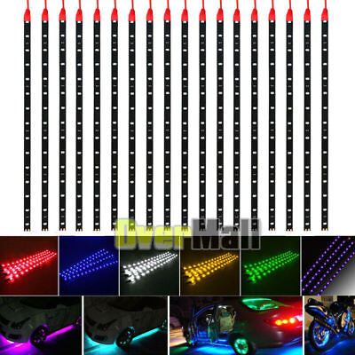 #ad #ad Lot Waterproof 12#x27;#x27; 15 DC 12V Motor LED Strip Underbody Light For Car Motorcycle $7.99