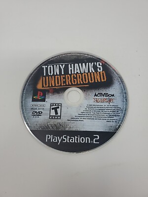 #ad Tony Hawks Underground PS2 PlayStation 2 Black Label Disc Only $9.99