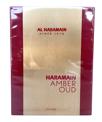 Al Haramain Amber Oud Rouge Unisex 2.0 oz Eau de Parfum Spray NIB AUTHENTIC $74.90